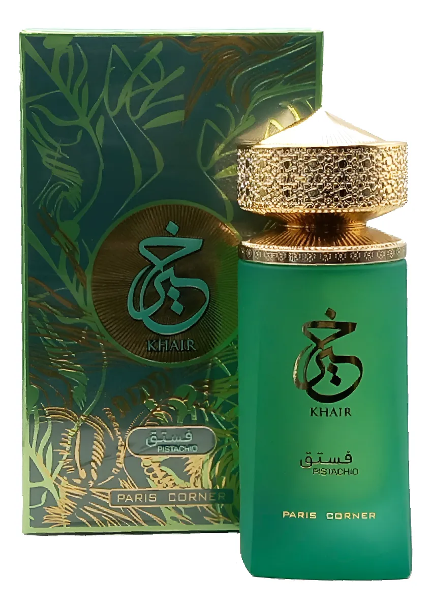 D_NQ_NP_2X_610330-MLA89641990010_082025-F Perfume Khair Pistachio Paris Corner 100ml Edp Arabe - Image 1